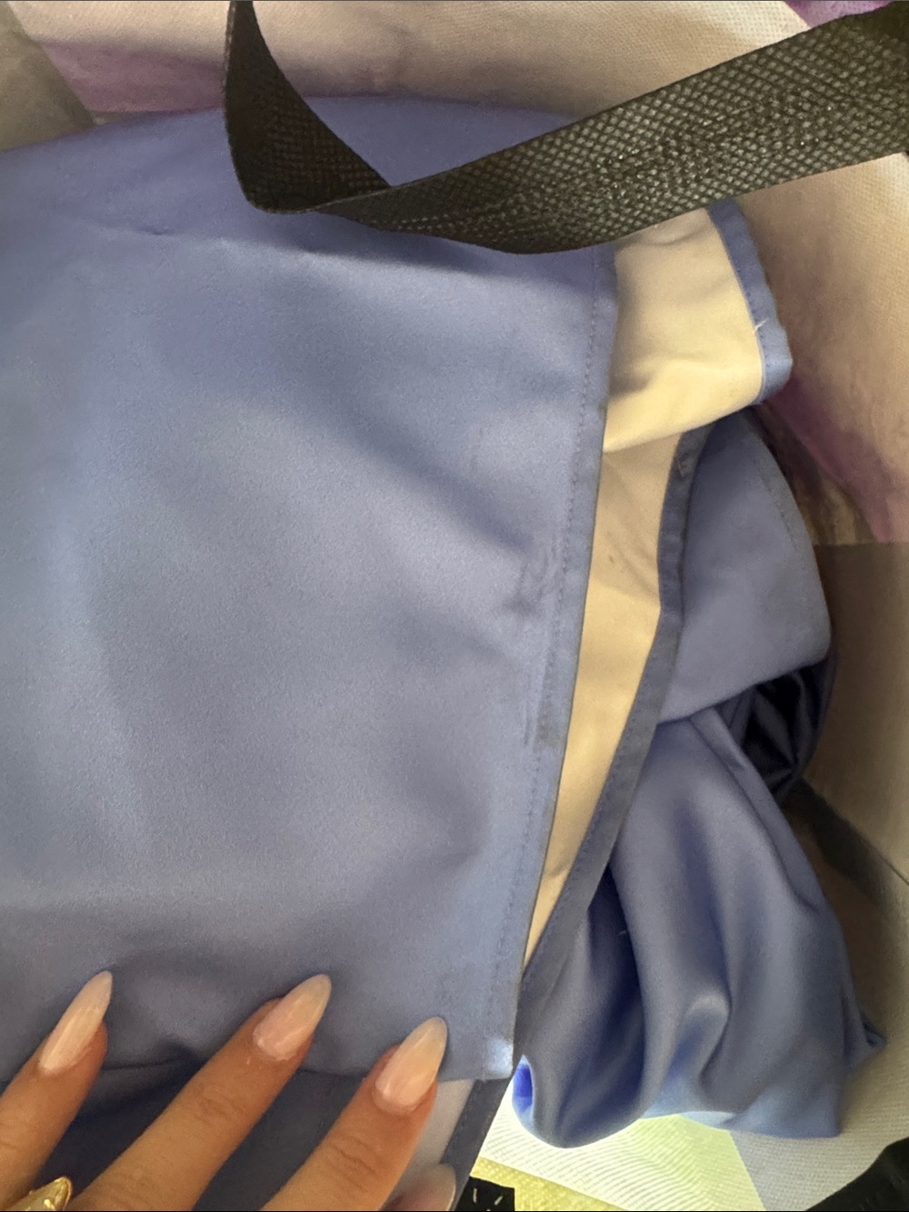 Iconic Sau Lee Elegant Ombre Maxi Dress in Light Blue - Picture 5 of 5